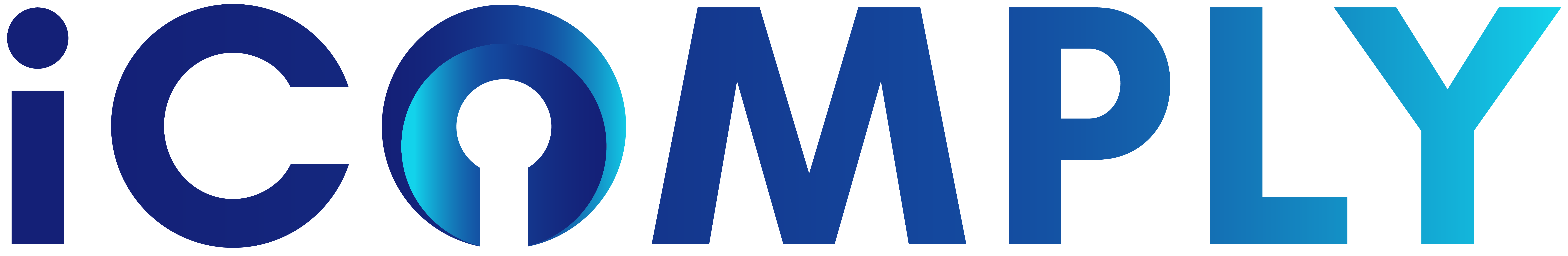 iComply Logo Word Mark Blue